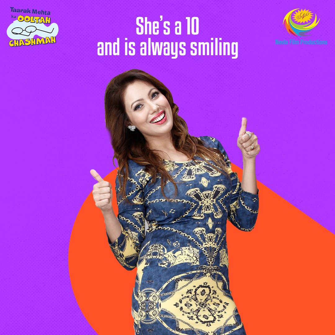 TMKOC_NTF's tweet photo. It’s time to tag someone who is a 10 and give a🤗

#TMKOC #TaarakMehtaKaOoltahChashmah #TMKOCWorld #GokuldhamUniverse #TMKOCComedy #NeelaTeleFilms #Entertainment #Friday #Trend #TEN #topicaltrend #Trending #trendingpost https://t.co/O1l9PrC8Nc