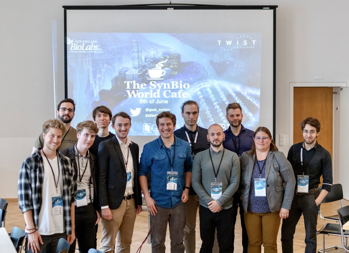 igem_dresden's tweet photo. Couple of weeks ago some of our team members attended a wonderful GASB SynBio World Cafe in Darmstadt, where we met a lot of amazing synthetic biology enthusiasts! 😍 Thank you for inviting us,  @gasb_synbio! https://t.co/Z56MJoG36u