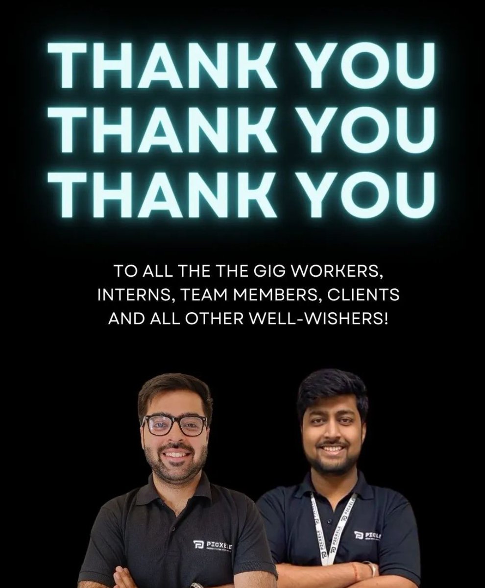 Tushar0Bhatia's tweet photo. परंपरा, प्रतिष्ठा और अनुशासन

"500K Downloads at 0 Marketing Cost" - This is indeed a remarkable milestone, handed to us by all of you. Thank you for the constant support, we couldn't do it without you at @picxele ❤️

Time to celebrate @Rishav96agarwal 🥂 https://t.co/j3mFvWrcQg