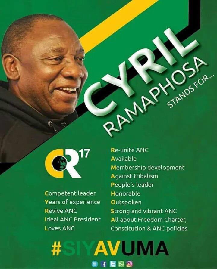 CrazySAPol's tweet photo. Cyril Ramaphosa’s leadership campaign releases an acrostic poem https://t.co/8fsTj7YRUs