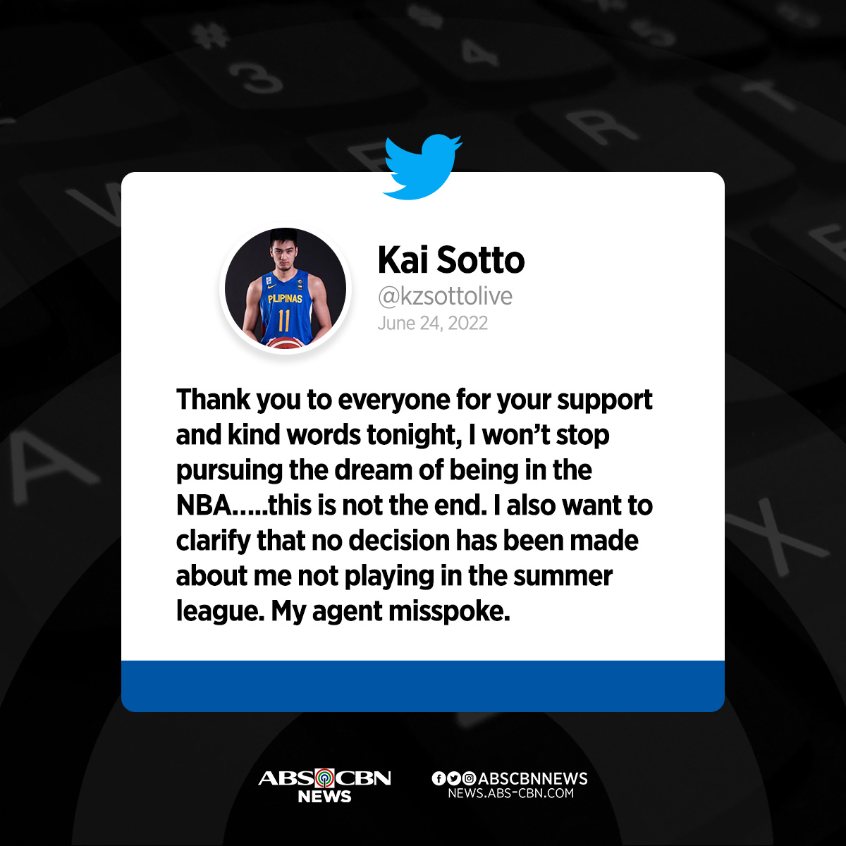 @ABSCBNNews's photo on Kai Sotto