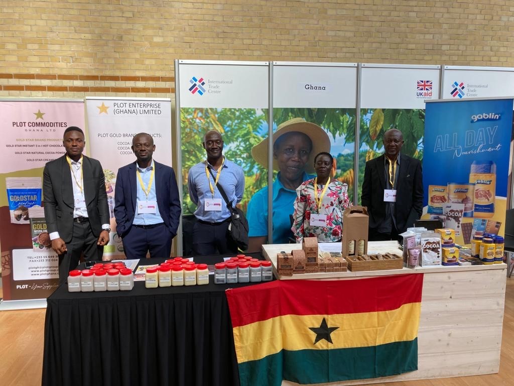 In the mood for 🍫?

Our UK Trade Partnerships programme is showcasing the best in sustainable and locally-produced cocoa and chocolate at #Chocoa2022 in Amsterdam. 

Check out our booths from Ghana, Cameroon, Jamaica &amp; the Dominican Republic!