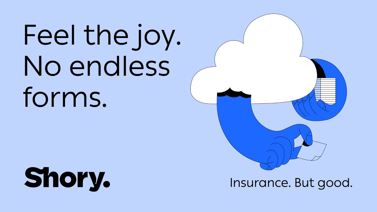 getShory's tweet photo. Say goodbye to looong paper forms and pointless spam, so you can have great insurance cover. And more time for fun. 

#GetShory #goodbyeforms #InsuranceButGood https://t.co/YXq5NzhX8W
