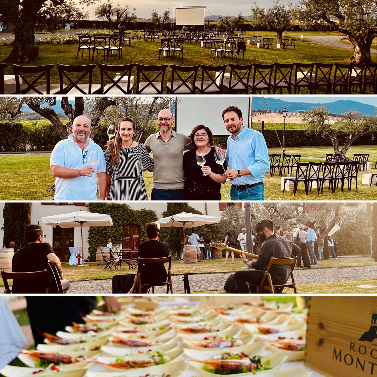 #Alcinemacongusto ha aperto l’estate a #RoccadiMontemassi in #Maremma con il tutto esaurito. Prossima serata #14luglio #cinemagoloso #wine #summer