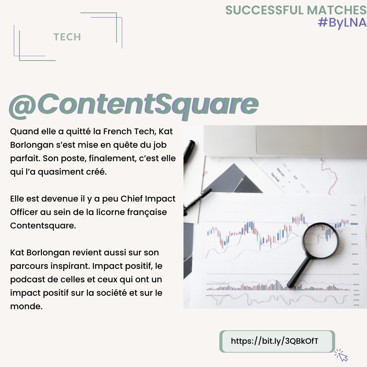 Santé, Fintech et Tech, nous partageons avec vous nos successful matches de la semaine ! 💡

✅ <a href="/ObsB2Vmemoires/">Observatoire B2V des Mémoires</a> 

✅ William Gerlach, Country Manager France chez <a href="/iBanFirst/">iBanFirst</a> 

✅ <a href="/katborlongan/">Kat Borlongan</a> , Chief Impact Officer chez <a href="/Contentsquare/">Contentsquare</a> 
#ByLNA
