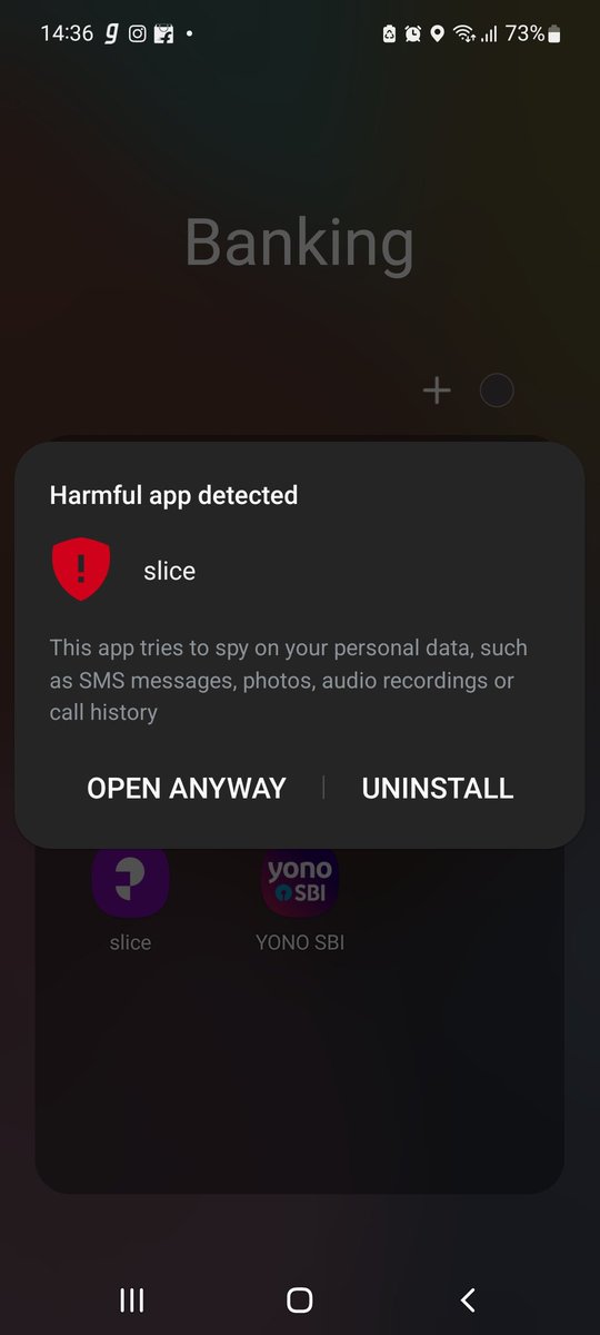 vikash_singh4's tweet image. @sliceit_ Could you please explain this? #maliciousapp #phonespy #sliceapp