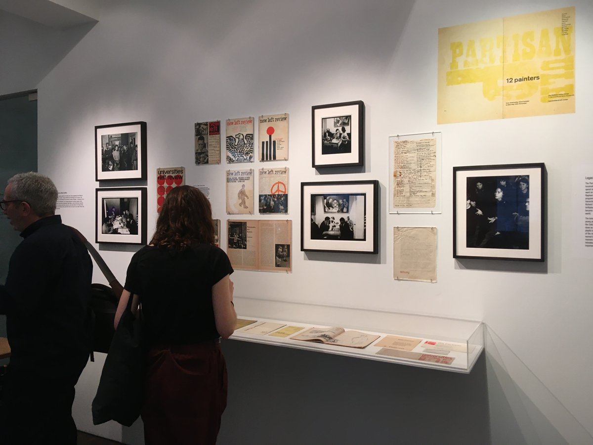 FourCornersE2's tweet photo. Delighted to see @Partisancafe return to Soho @TPGallery after its previous incarnation at Four Corners! Wonderful archive material courtesy of @BishopsgateInst and photos by #RogerMayne https://t.co/75wA6ATXh5