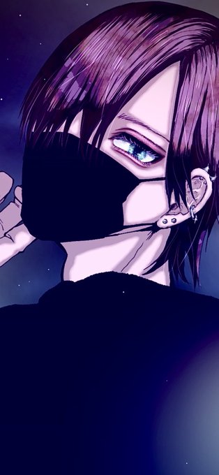 黒マスク男子のtwitterイラスト検索結果
