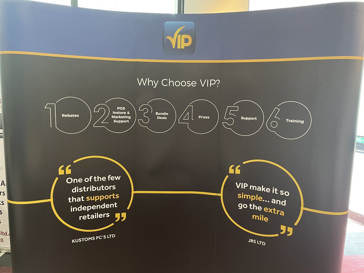 VIPComputersUK's tweet photo. We’re looking forward to a great day at #techmax at Sheffield United with @TechForTechs.

Join the team and our partners at @GeoComputers_ @Razer @Microsoft and @westerndigital on stand 19 and 20 and make sure you pick up one of our highly sought after goodie bags. https://t.co/xLWPeNOWRi