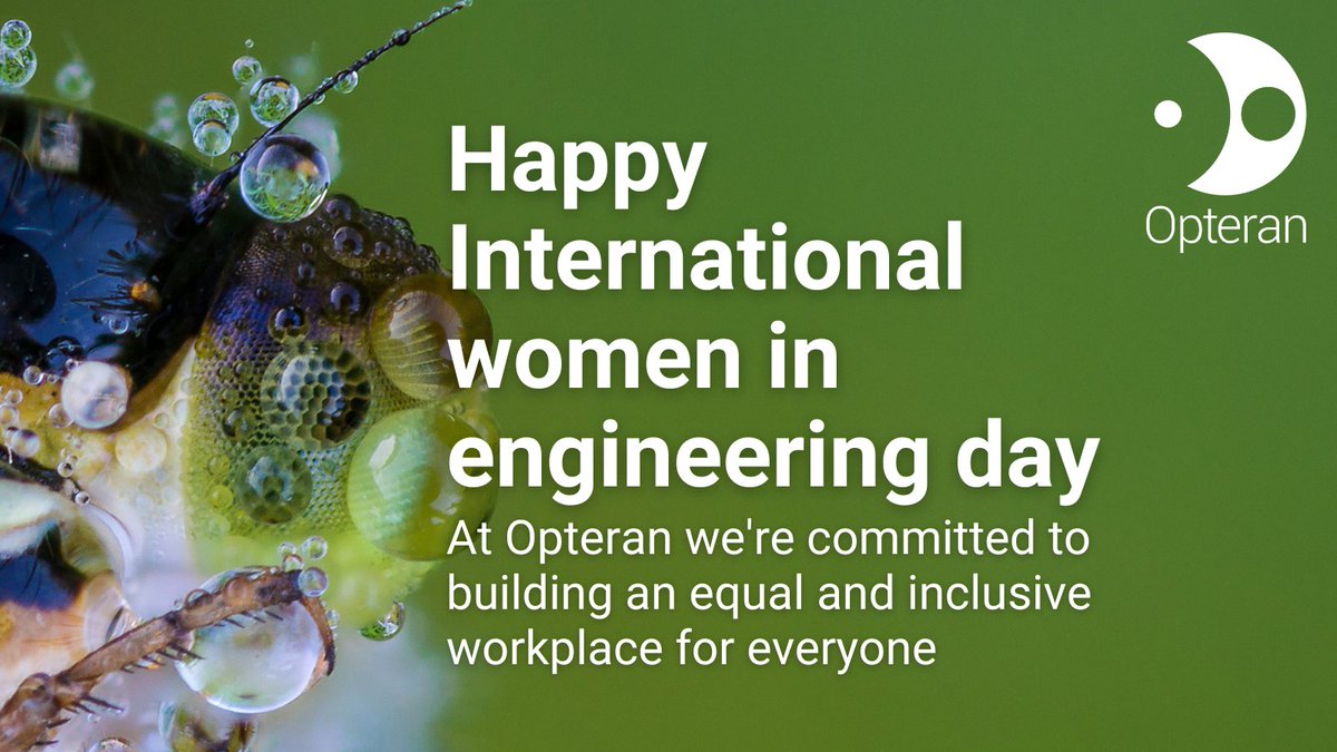 Happy international women in engineering day! More's the point, send your CV to jobs@opteran.com and come and work in brain biomimicry - opteran.com/careers

#work #engineering #robotics #roboticprocessautomation #cv #opteran #hiringnow #pythonprogramming