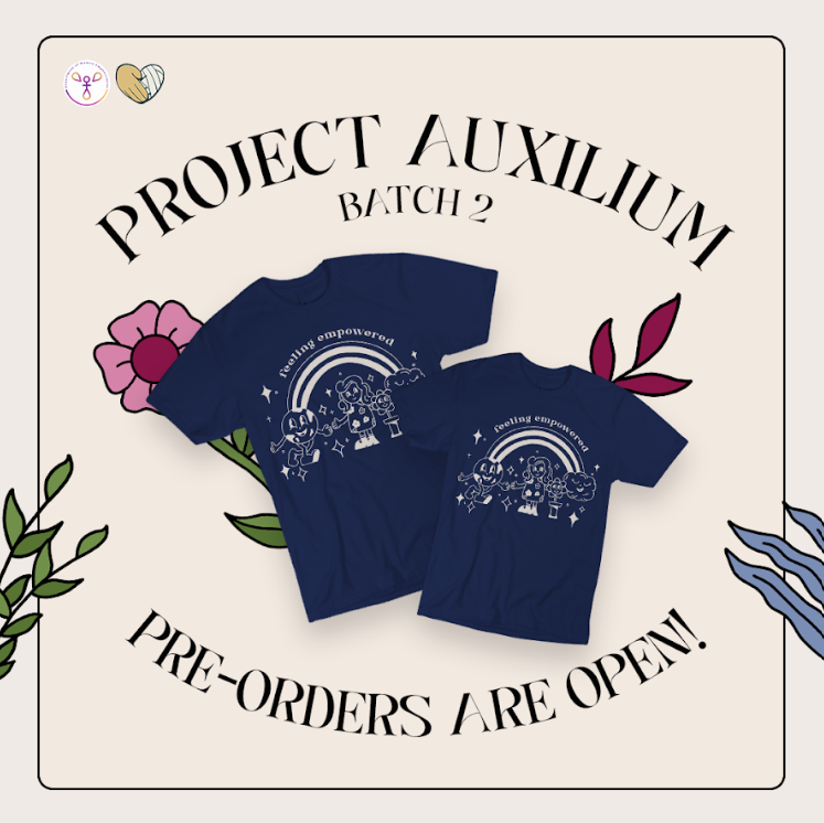 theinitiativeph's tweet photo. Do you hear that?? ๐ค๐ญ What? There are more designs on the way? ๐ฎ
Project Auxiliumโs Batch 2 merch pre-orders are finally here! ๐โโ๏ธ๐โโ๏ธ It includes all of our shirts from Batch 1โฆ plus a star-studded new design that you shouldnโt miss! ๐ฆ
#ProjectAuxilium #PreorderOpening #Merch https://t.co/O6OFanNGl0