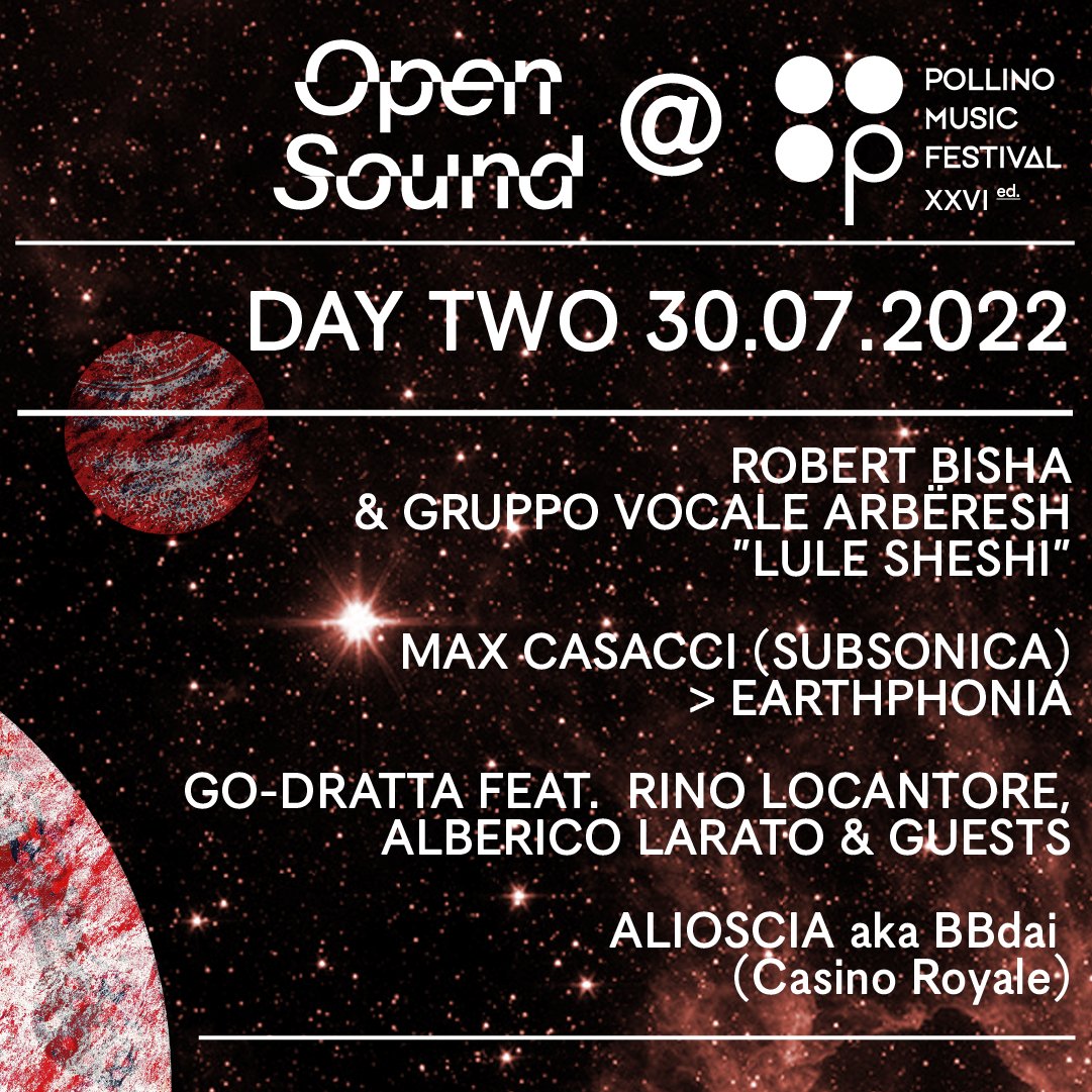 🚀👩‍🚀Open Sound💥 torna al 🪐POLLINO MUSIC FESTIVAL💫 i prossimi 29 e 30 Luglio con performance inedite e un programma di concerti esclusivi che inizieranno al tramonto, immersi in un paesaggio mozzafiato.🌅🎼  👁 Info &amp; tickets pollinomusicfestival.it
