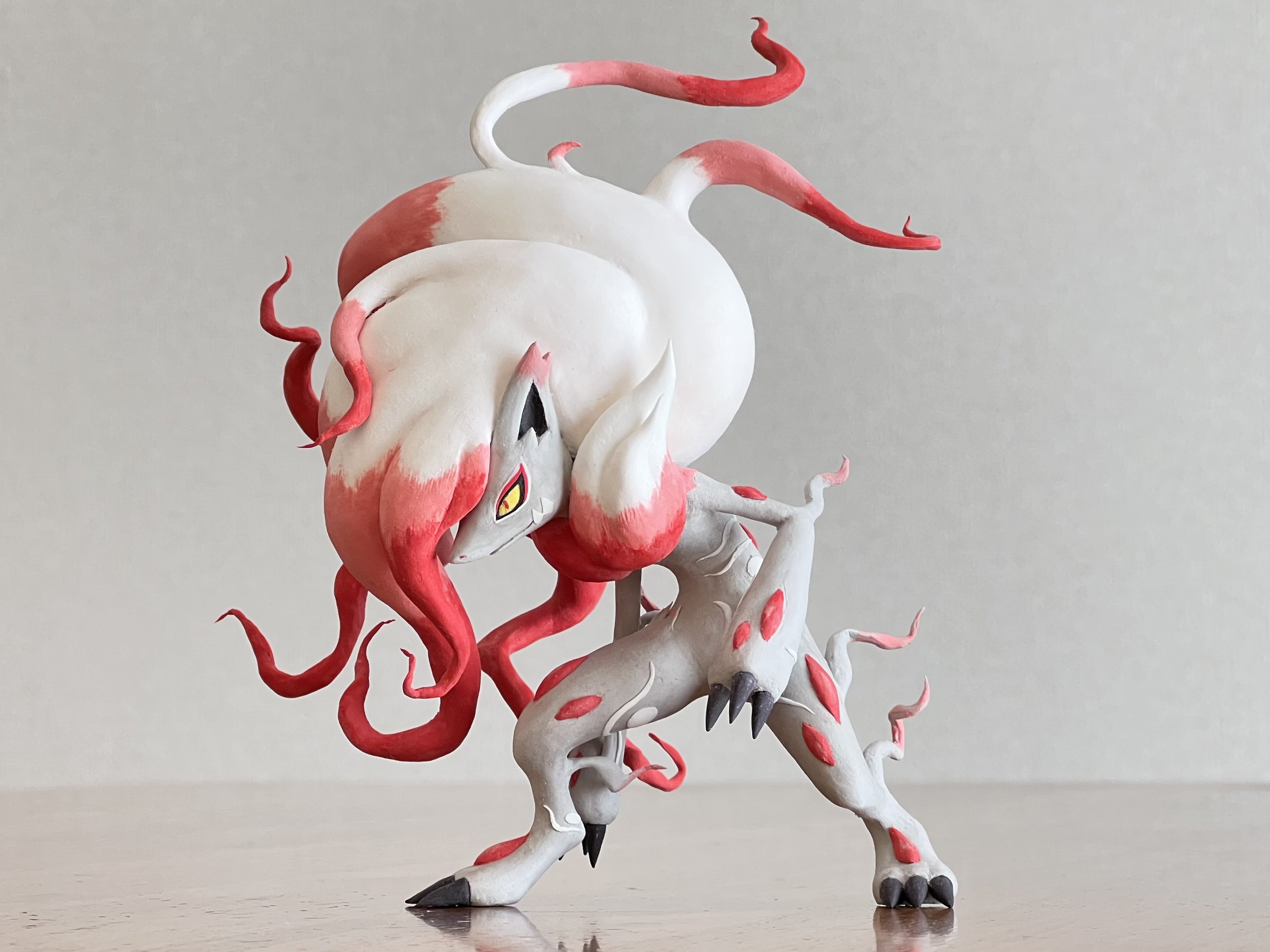 さとうマッギョ ポケモン粘土アート ヒスイゾロアークを作りました まがまがしい雰囲気 色付き粘土で作成 塗装なしです ゾロアーク アルセウス T Co 6lsjx7ar6z Twitter