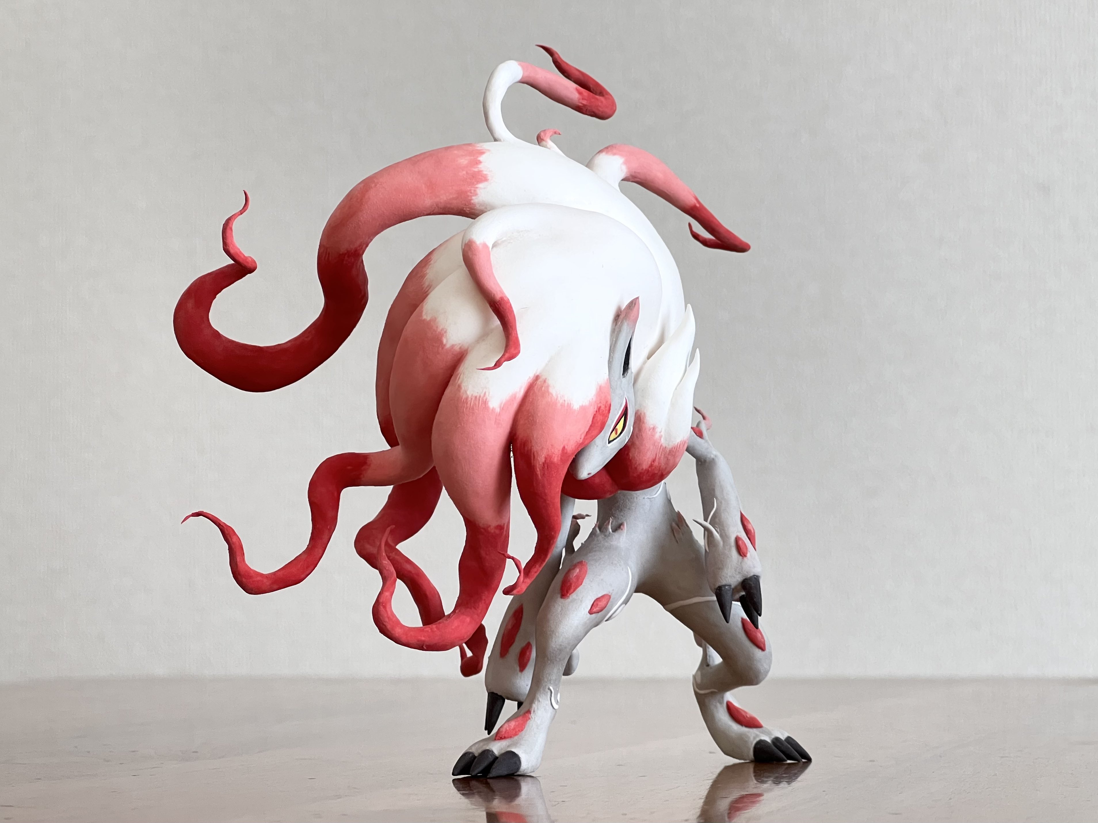 さとうマッギョ ポケモン粘土アート ヒスイゾロアークを作りました まがまがしい雰囲気 色付き粘土で作成 塗装なしです ゾロアーク アルセウス T Co 6lsjx7ar6z Twitter
