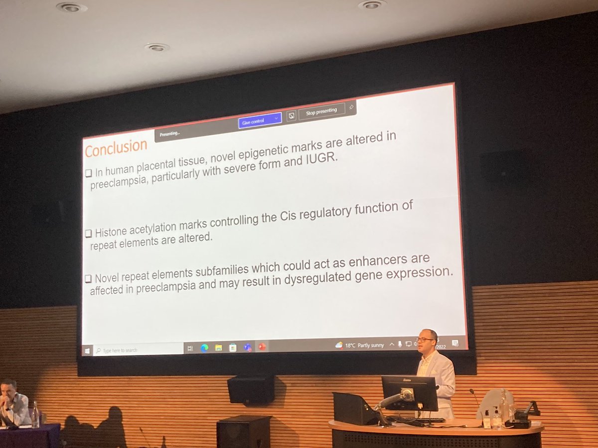 Ahmed Ali, QMUL. Histone acetylation changes in placenta  in mothers with preeclampsia