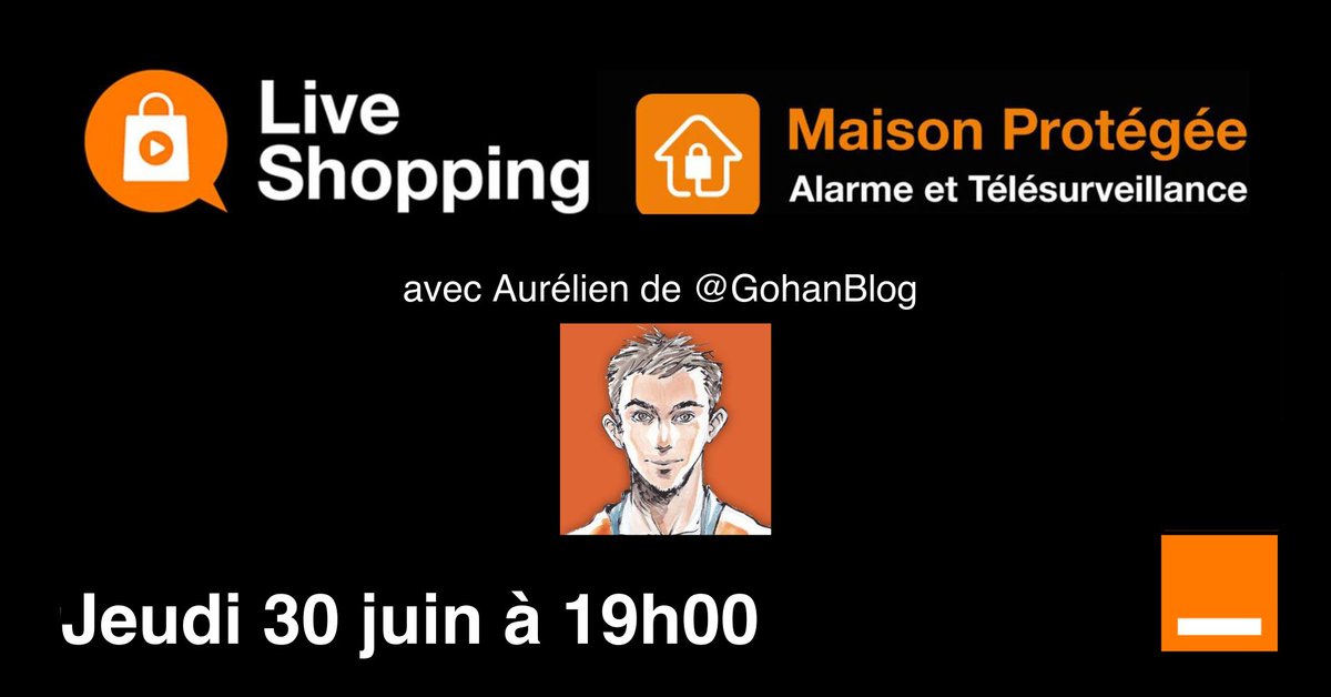 Un #LiveShopping se prépare à la boutique Orange #CarréSenart 
avec Marie-Line, notre conseillère et Aurélien <a href="/GohanBlog/">Aurelien</a> qui vous livreront tous les secrets du service Maison Protégée🏠 🔐

Inscrivez-vous 👉 bit.ly/3ncbu4u, des promos et des surprises vous attendent 🎁🎉