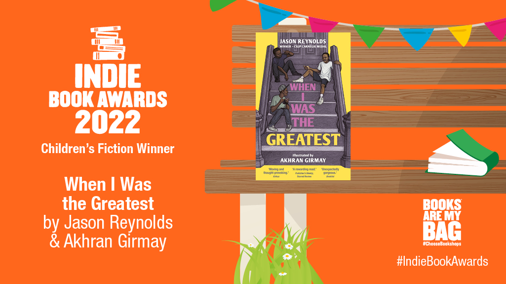 FaberChildrens's tweet photo. Happy Friday! We are so excited to hear that @JasonReynolds83's When I Was the Greatest, illustrated by @AkhranGirmay, has WON the #IndieBookAwards Children's Fiction category!! 🎉 @booksaremybag https://t.co/27VD7fUOpo