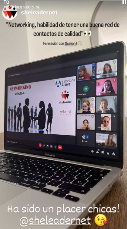 CeliaHil's tweet photo. Un placer hablar de lo interesante que es para nuestros proyectos el #Networking efectivo en #Sheleader - #BarcelonaActiva 😉
Ahora a trabajar para tener una buena #RedDeContactos de calidad que nos posibilite oportunidades de #negocio.
#Mujer #Dona #Emprendedora #CèliaHil https://t.co/hX0SuyxUmo