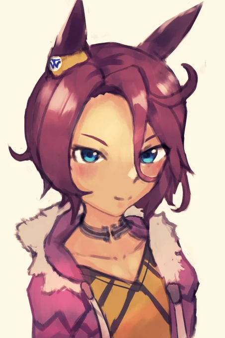 最近描いたやつ!!ちょいと雰囲気変わりました#ウマ娘 #絵柄が好みって人がいればいいなぁ 