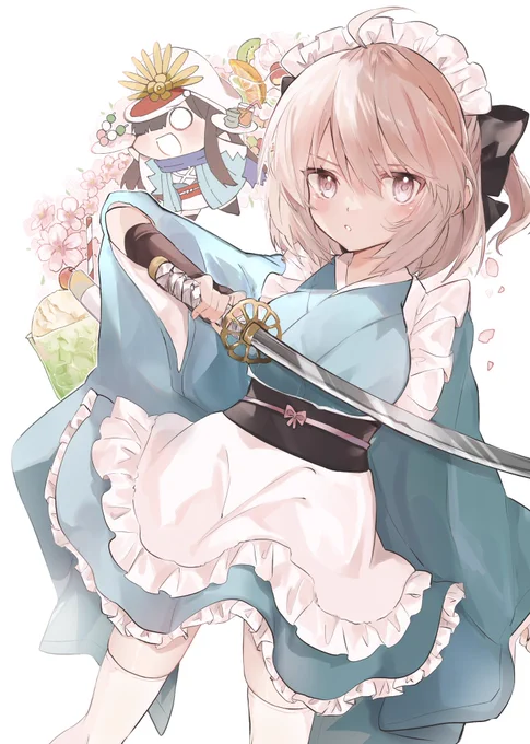 メイド沖田さん🌸
 #FGO  #FateGO  #Fate 
