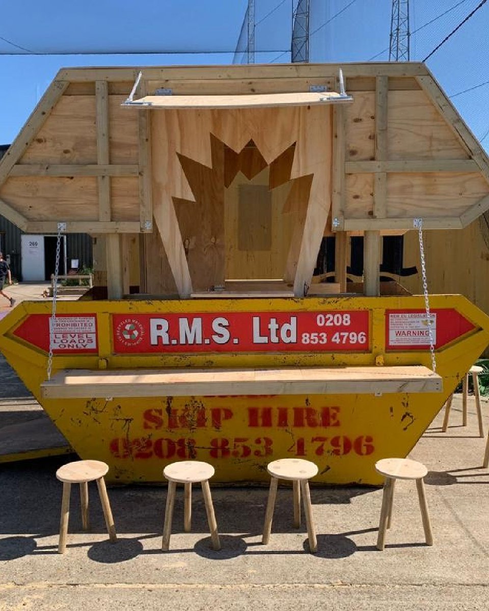 ThePeninsulist's tweet photo. Fandangoe Skip project by @fandangoekid, @caukinstudio & @skipgallery is in progress and we can't wait to host it at Greenwich Peninsula. Stop by for ice cream, workshops, and brilliant therapy sessions. 💥🍦
Book a workshop here: https://t.co/f2q17cphHI 🙌
#skipgallery https://t.co/qIGWMcmSLV