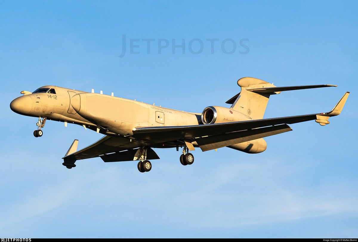 scan_sky's tweet photo. Italian Air Force 🇮🇹 - E-550A CAEW - #MM62303 - #PERSE71
Currently Routing Over The Black Sea Coastline Into Romania 🇷🇴
Should Be On Station Soon & Supporting Operations Over Eastern Europe 🕵️. https://t.co/ZTAKlbfvmU