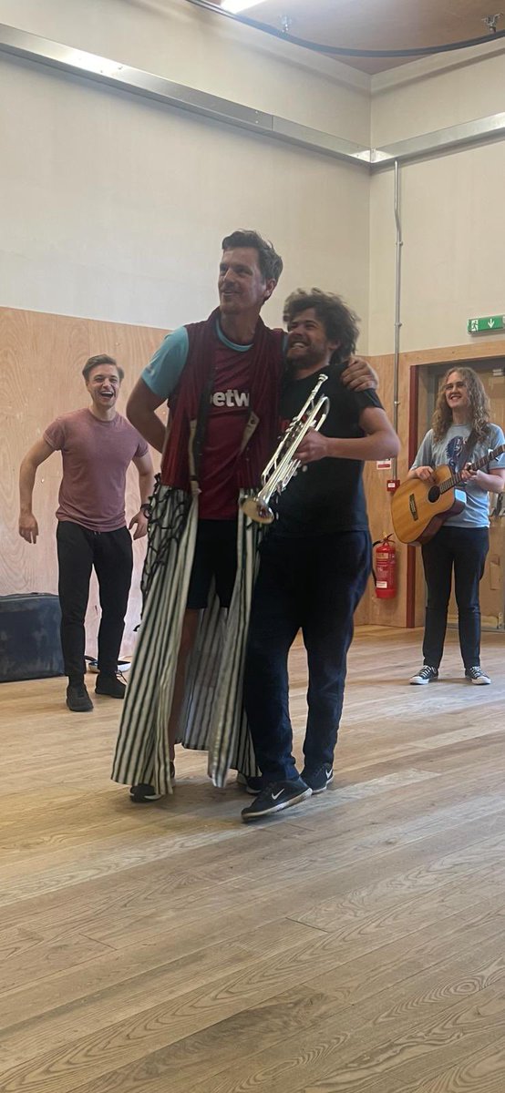 Day 4 of rehearsals and the laughs just kept on coming! 😂