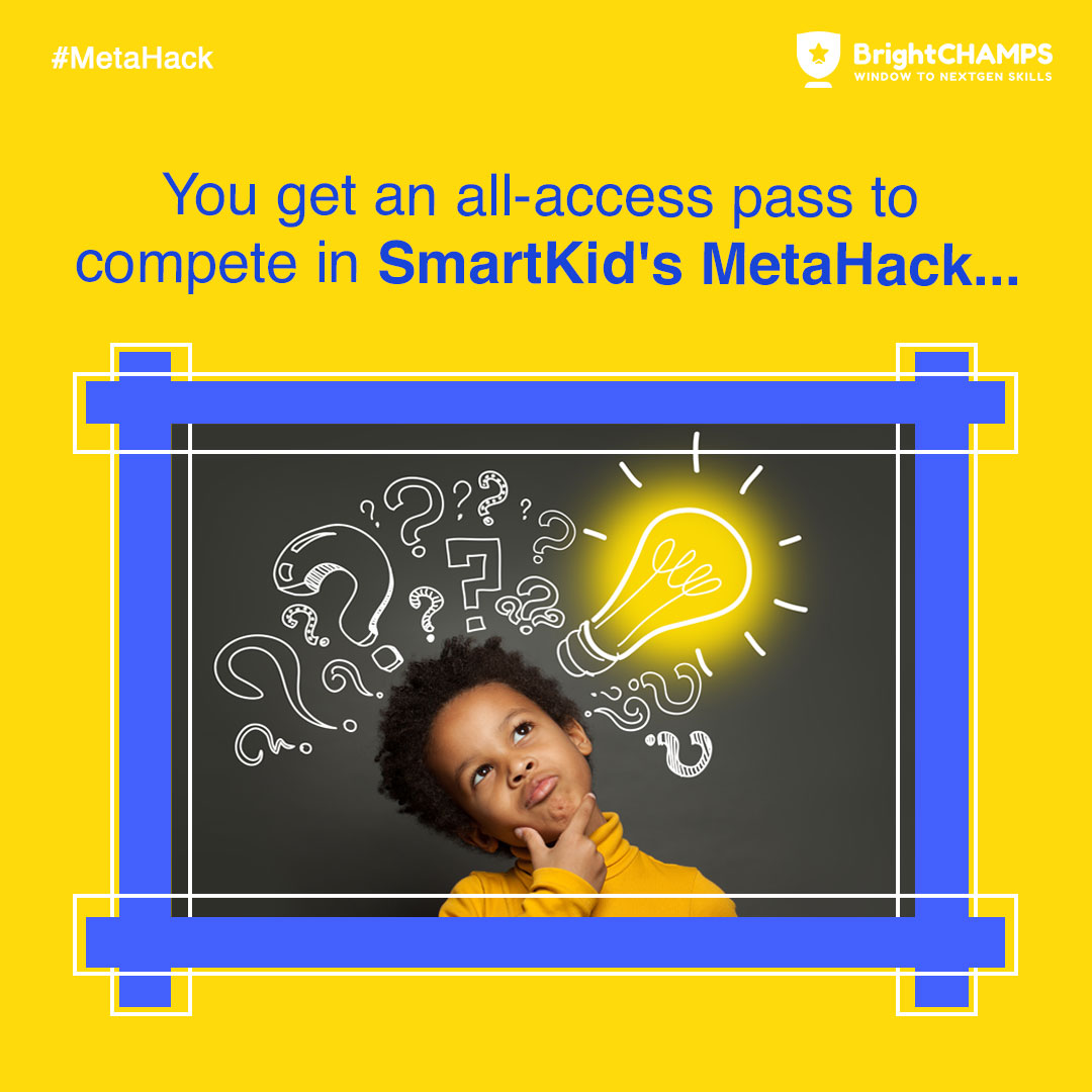 Bright_Champs's tweet image. Move over, local hackathons. The Grand Daddy of all kids hackathons is here. And if you're a BrightCHAMP, you can participate for FREE. 😎
So stop waiting, start registering! 🛩️
#CodeDecode #SmartKid #Hackathon #KidCoders