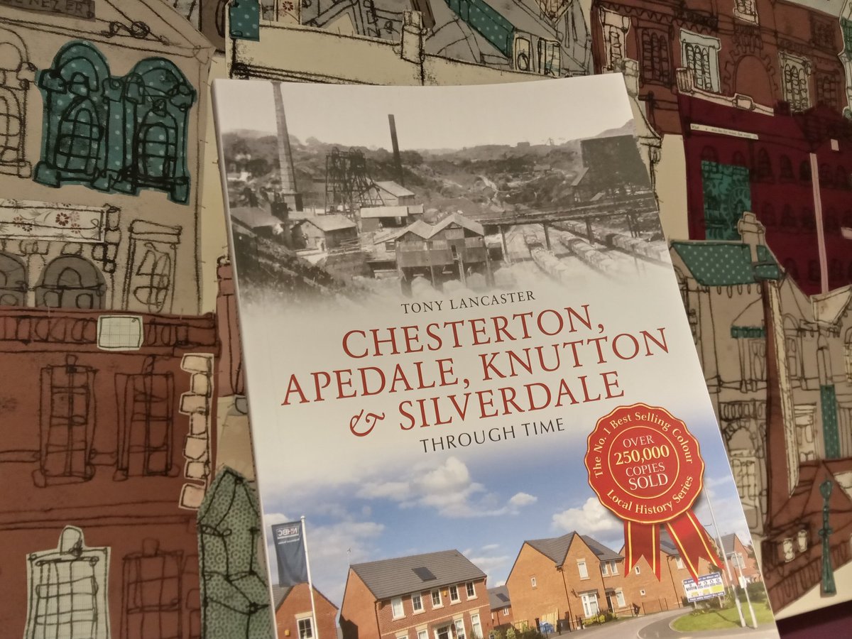 BramptonMuseum's tweet photo. Back in stock... Tony Lancaster's book uses old & recent photos to trace the way the villages have changed over the last century, £15.99. We're open 10am-5pm Tues to Sat & 1.30 - 5pm on Sundays. #newcastlestaffs #Staffordshire #knutton #apedale #chesterton #silverdale https://t.co/1eOGcKIUlA