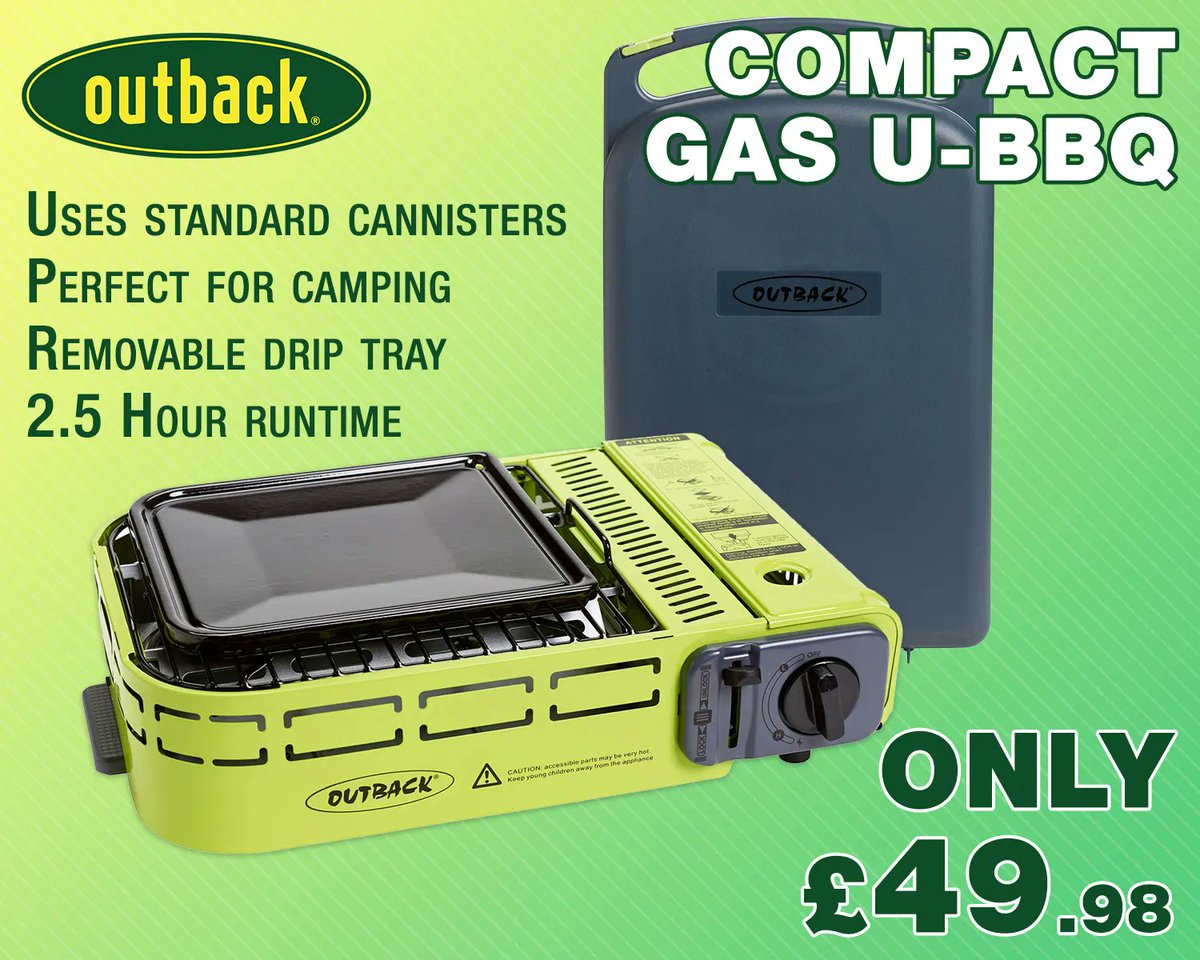 Check Out This Outback Travel Gas BBQ!
Perfect For Picnics And Camping Trips
Buy Now - buff.ly/3Niu6dG