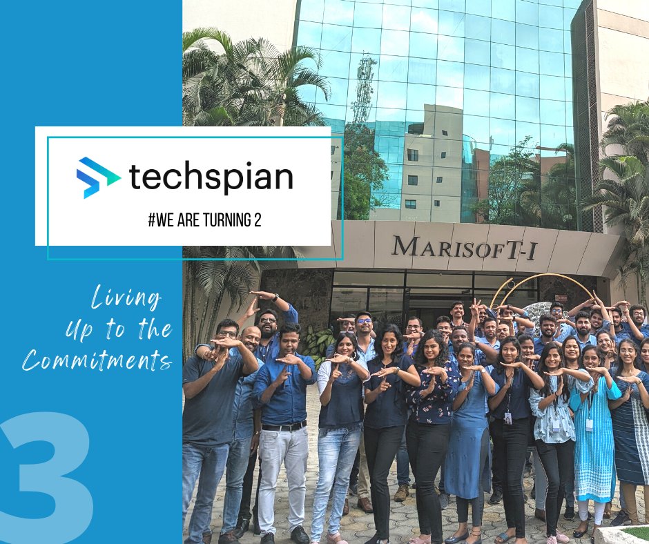 Techspian_'s tweet image. ✌ #WeAreTurning2

Celebrations begins as we&apos;re gearing up for a big day!
Glimpse into our 🔵BLUE DAY!
Theme: 🔂 Living up to the commitments #corevalues
3 days to GO ▶️▶️▶️
↪Follow our page to get further updates...
#techspianculture #workculture #celebrations