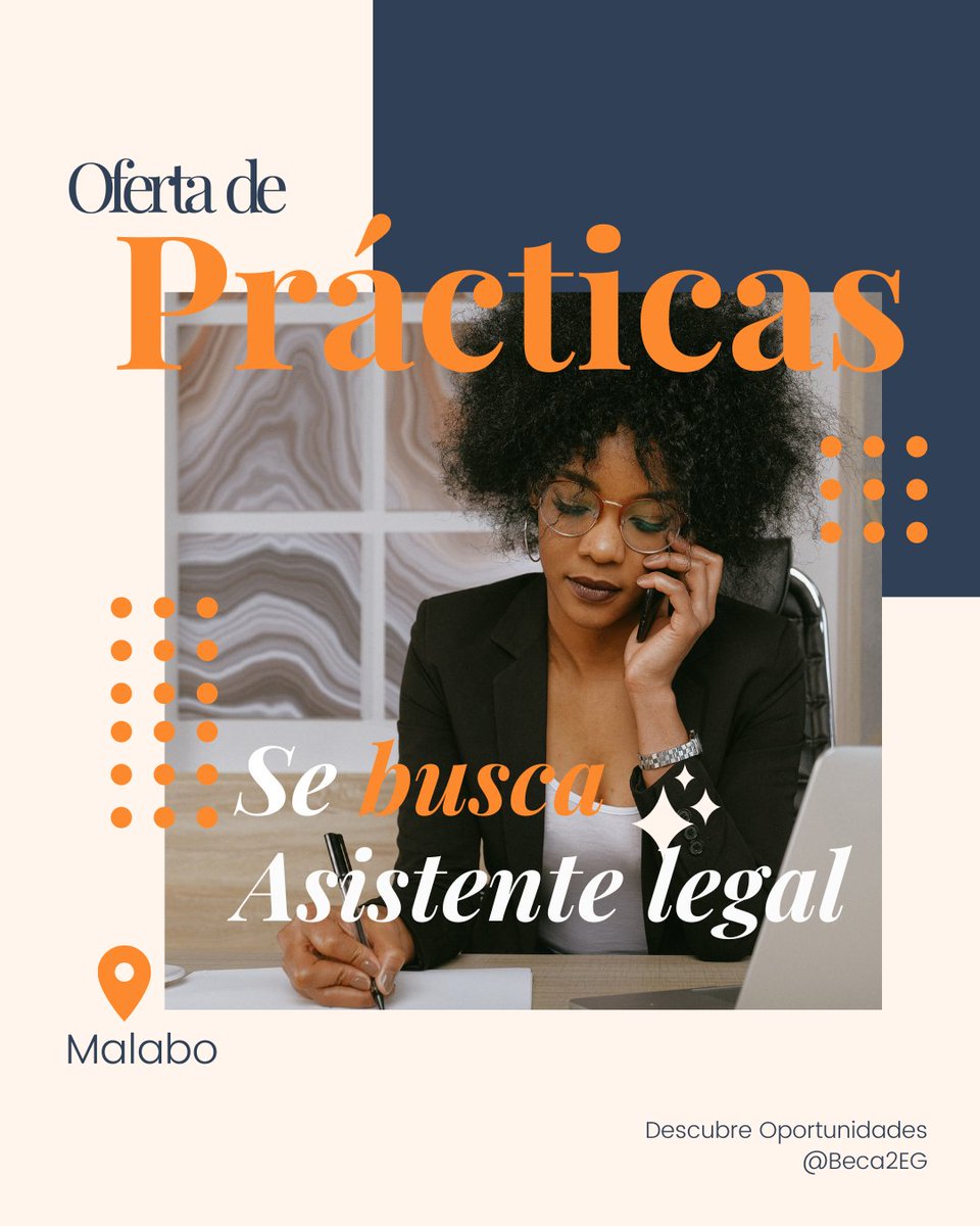 ¿Eres estudiante de último curso o acabas de graduarte de derecho en la UNGE?

✨Tenemos una buena noticia para ti✨

Nos ha llegado una oferta de prácticas dirigida a tu perfil. Para optar a ella solo tienes que contar con alguna experiencia en juzgados ⚖️ o despacho de abogados