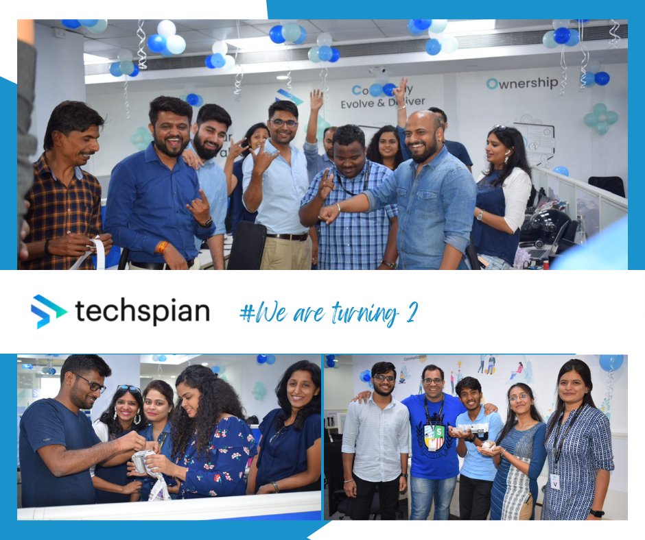 Techspian_'s tweet image. ✌ #WeAreTurning2

Celebrations begins as we&apos;re gearing up for a big day!
Glimpse into our 🔵BLUE DAY!
Theme: 🔂 Living up to the commitments #corevalues
3 days to GO ▶️▶️▶️
↪Follow our page to get further updates...
#techspianculture #workculture #celebrations