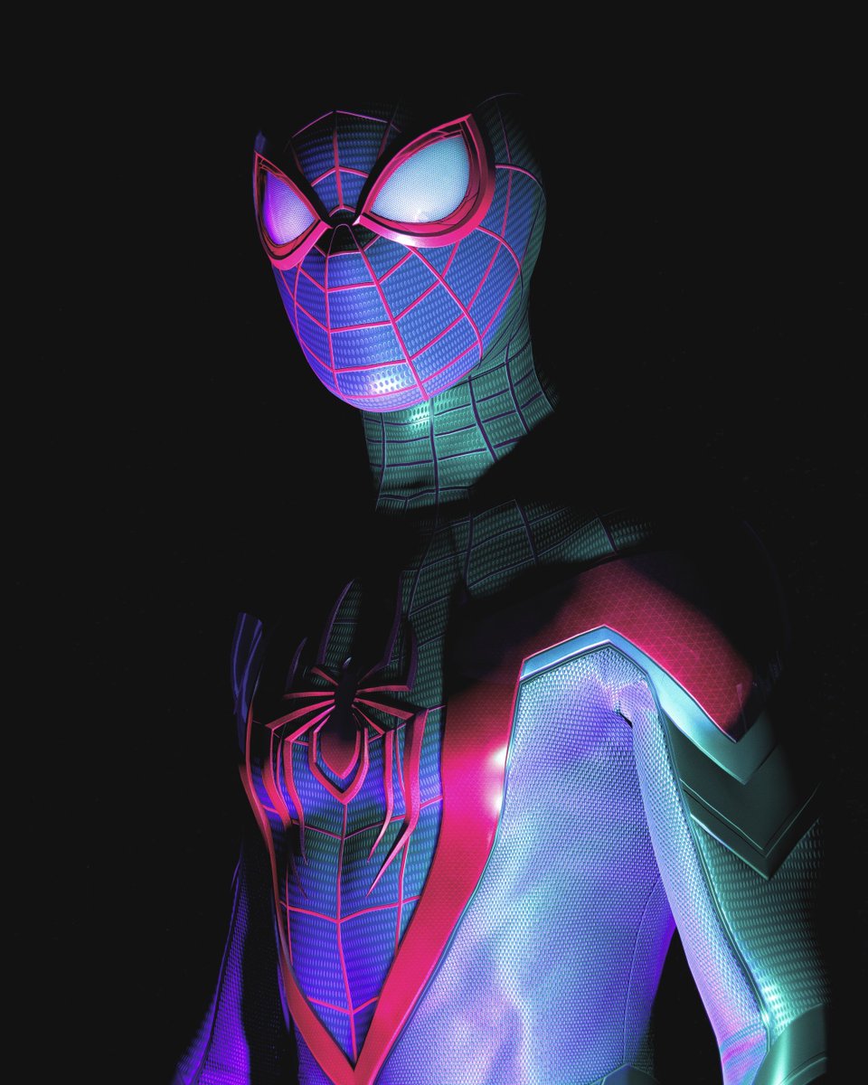 Miles, but he is also glowing in the dark 

#SpiderManPS5