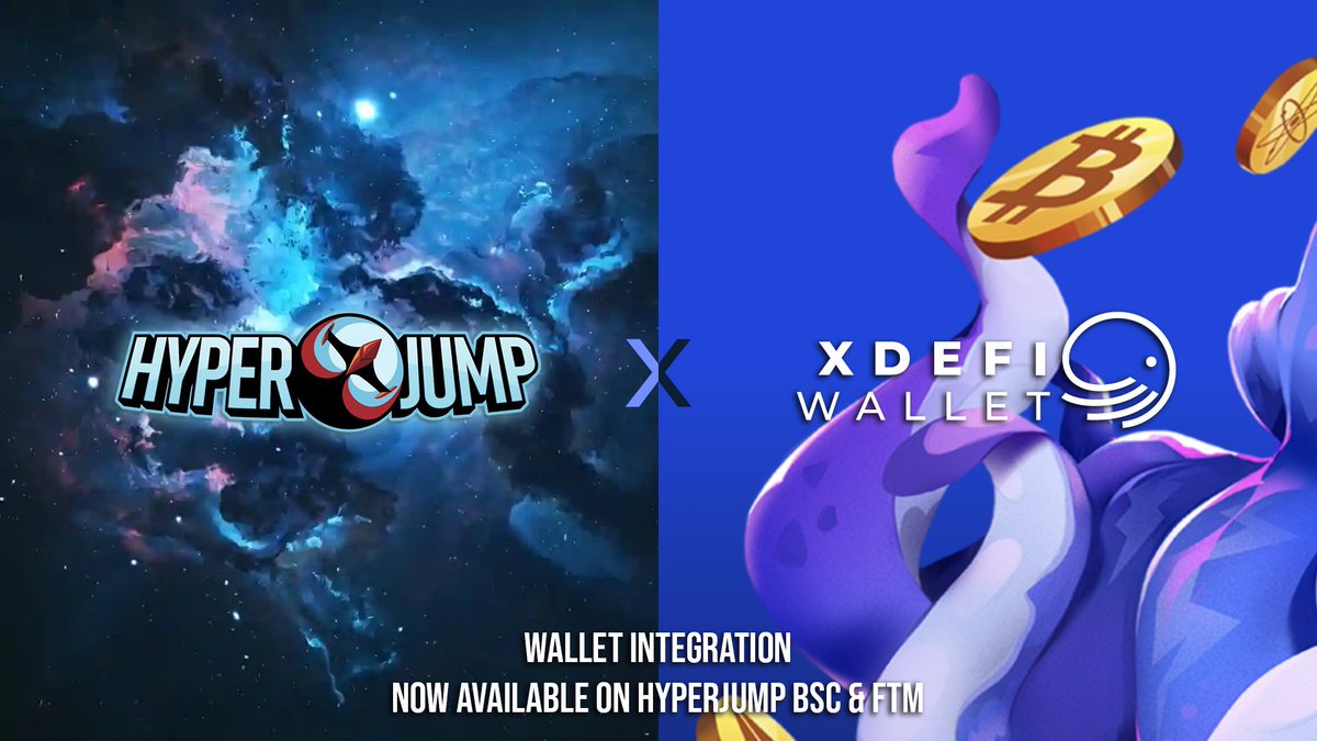 HyperJump (๐,๐) (@hyperjump_fi) on Twitter photo New Integration Alert! ๐จ
<a href="/xdefi_wallet/">XDEFI Wallet</a> is now integrated on both #Fantom and #BNBย chain.
Connect to HyperVerse space with XDefi Wallet NOW! New Integration Alert! ๐จ
<a href="/xdefi_wallet/">XDEFI Wallet</a> is now integrated on both #Fantom and #BNBย chain.
Connect to HyperVerse space with XDefi Wallet NOW!