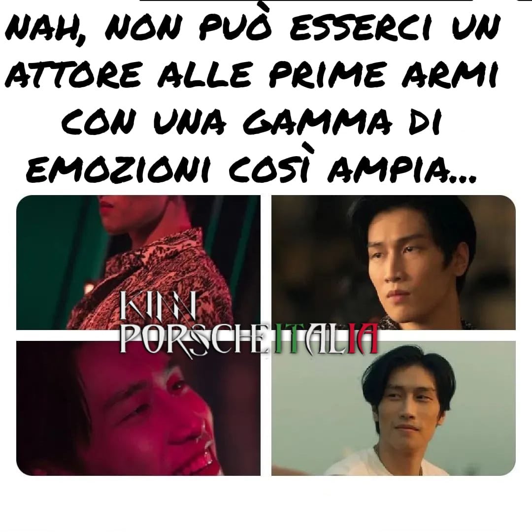 thai_italia's tweet photo. Un attore dalle mille sfaccettature e sottolineiamo che per @biblesumett questa è la prima serie che gira. 
È fottutamente bravo! 
#KinnPorcheTheseries #KinnPorche #KinnPorcheItalia #biblesummet https://t.co/yzQI1QwgAV