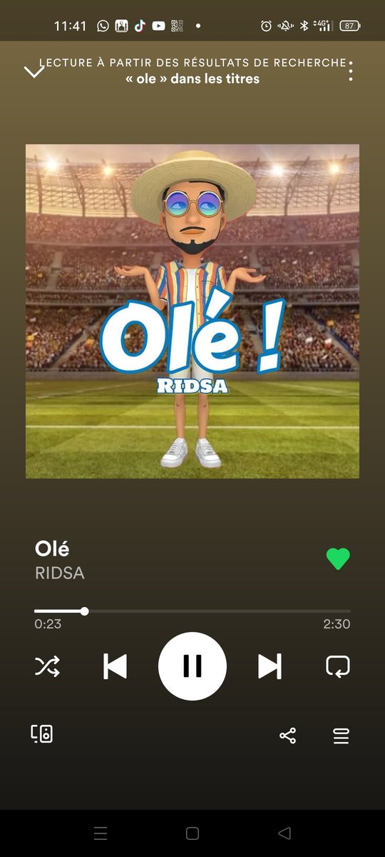Sandra78250's tweet photo. Ouiiiiiiii @Ridsa_Officiel.
LE COME BACK !!!! https://t.co/irrgcK11SM