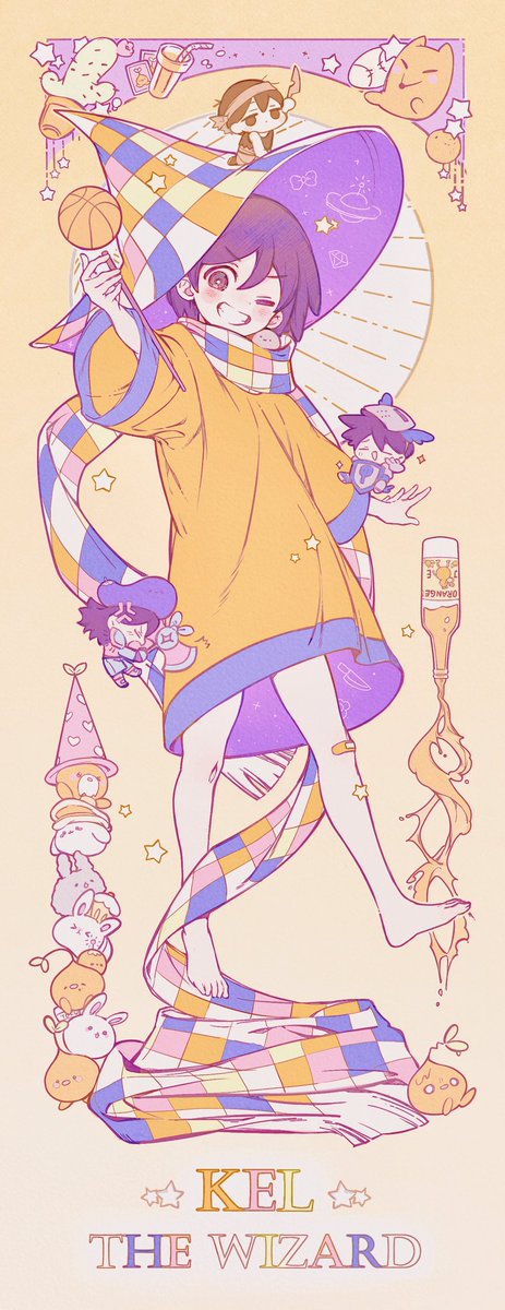 ningZzz_'s tweet photo. . 🍊💜✨🌵
Kel the Wizard!

#OMORI
#OMORIFANART https://t.co/ZGOCIBAsLB