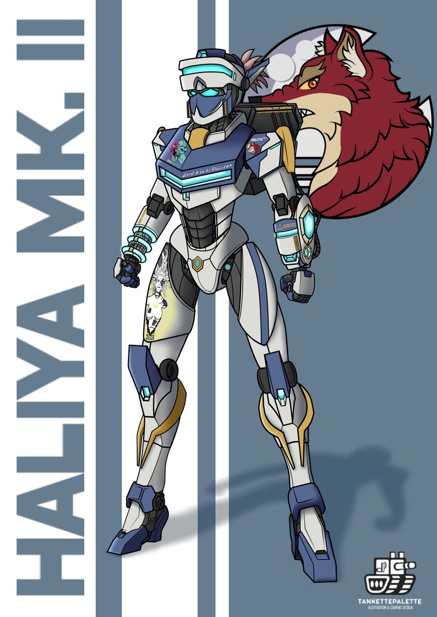 TankettePalette's tweet photo. Commissioned art for PhantomLuna I did a while back featuring their mech in a Dungeons and Dragons game set in @MageHandPress' Dark Matter. Haliya MK. 2, a mech made by the armorer artificer, Boltz.
#mecha #illustration #dungeonsanddragons #DarkMatter5e https://t.co/NRFCx53lsc