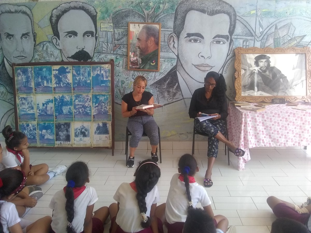 DailinToro's tweet photo. En nuestra institución educativa Ernesto Guevara de la Serna del municipio Contramaestre provincia Santiago de Cuba se desarrolló un conversatorio sobre el libro del mes “El diario del Che en Bolivia”Vamos por más https://t.co/UdOP88gwDF