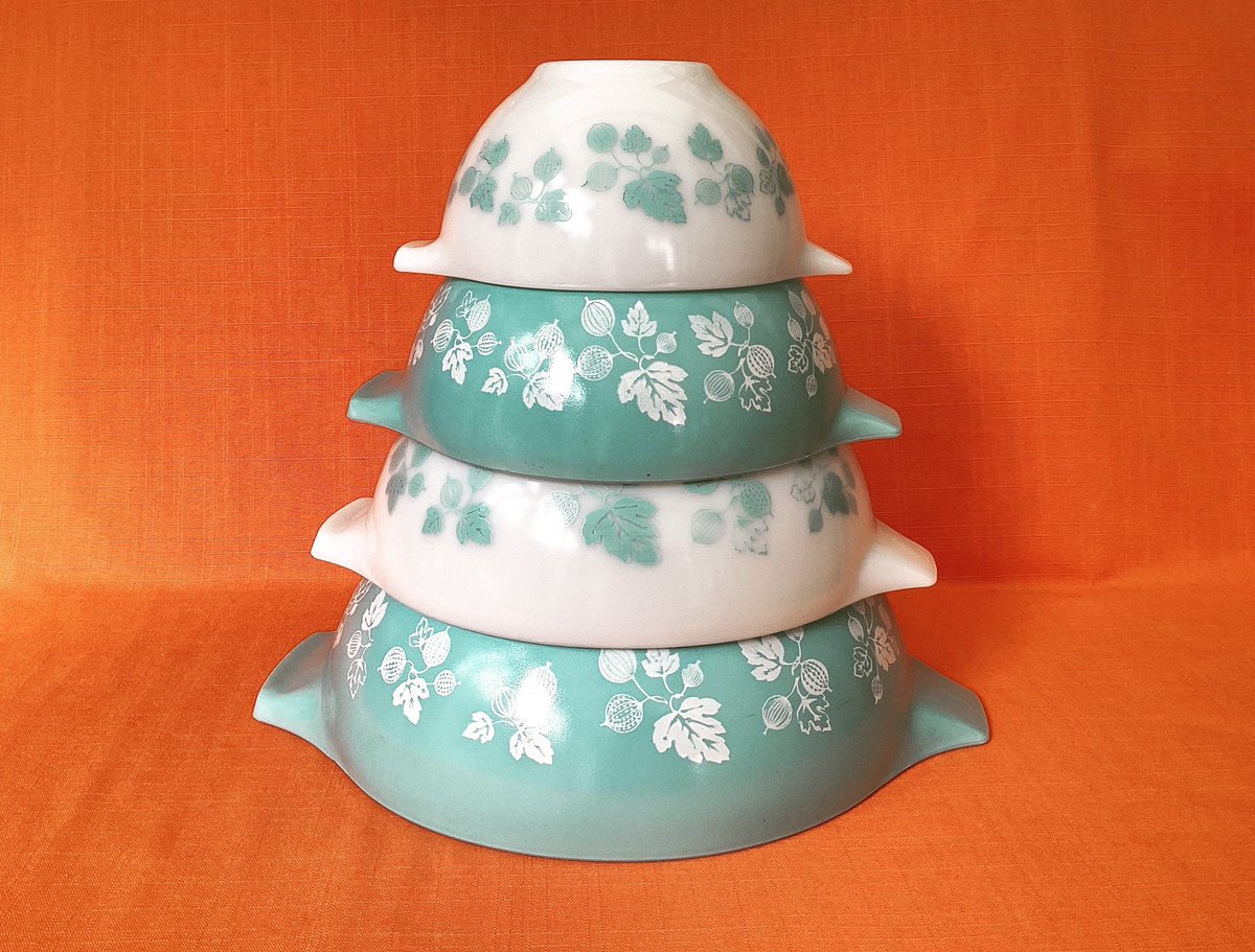 EtsyStuck1970s's tweet photo. Iโve just listed these fab #PyrexGooseberry #Cinderellabowls in turquoise/white๐
Please see link in my profile to my Etsy shop if youโd like to check them out ๐๐ค
#gooseberrycinderellabowl #pyrexcinderellabowls #pyrexcollector #ilovepyrex #pyrexturquoisegooseberry https://t.co/uNGcNbM9qx