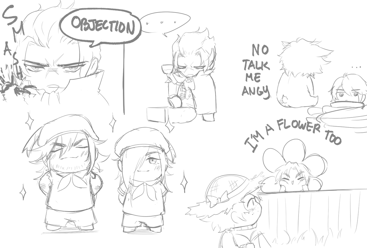 Chibi sketch exercises 