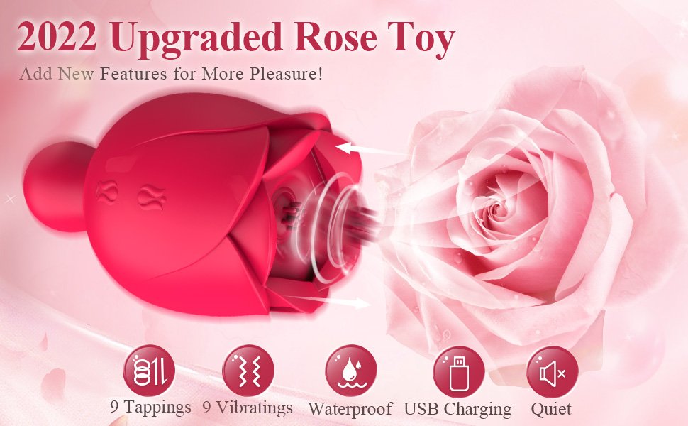 2021 rose flower toy for women Is the Rose Toy Waterproof? Cleaning & Shower Use Guide main image 1