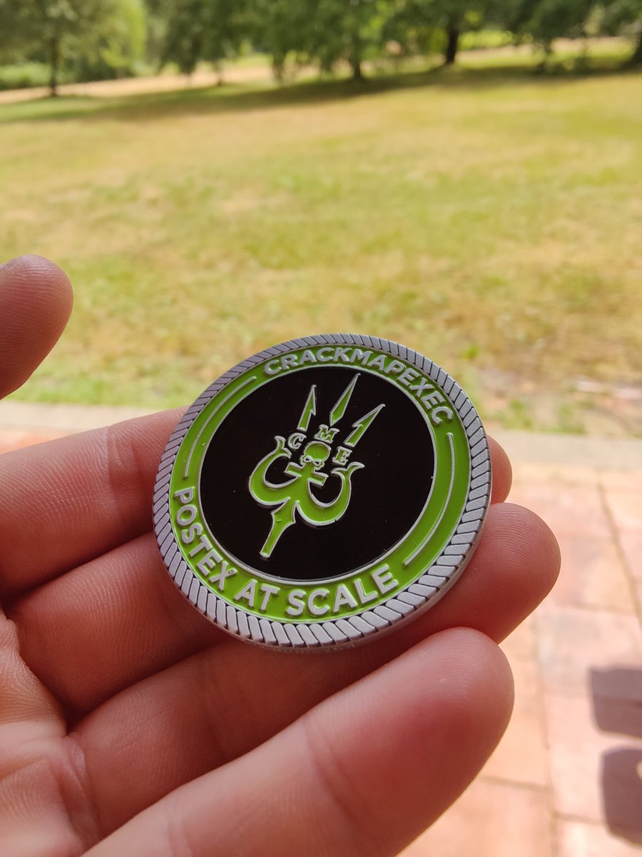 HackAndDo's tweet image. Just received my #CrackMapExec coin from @porchetta_ind, and I love it 😇
Thank you @mpgn_x64 and @byt3bl33d3r