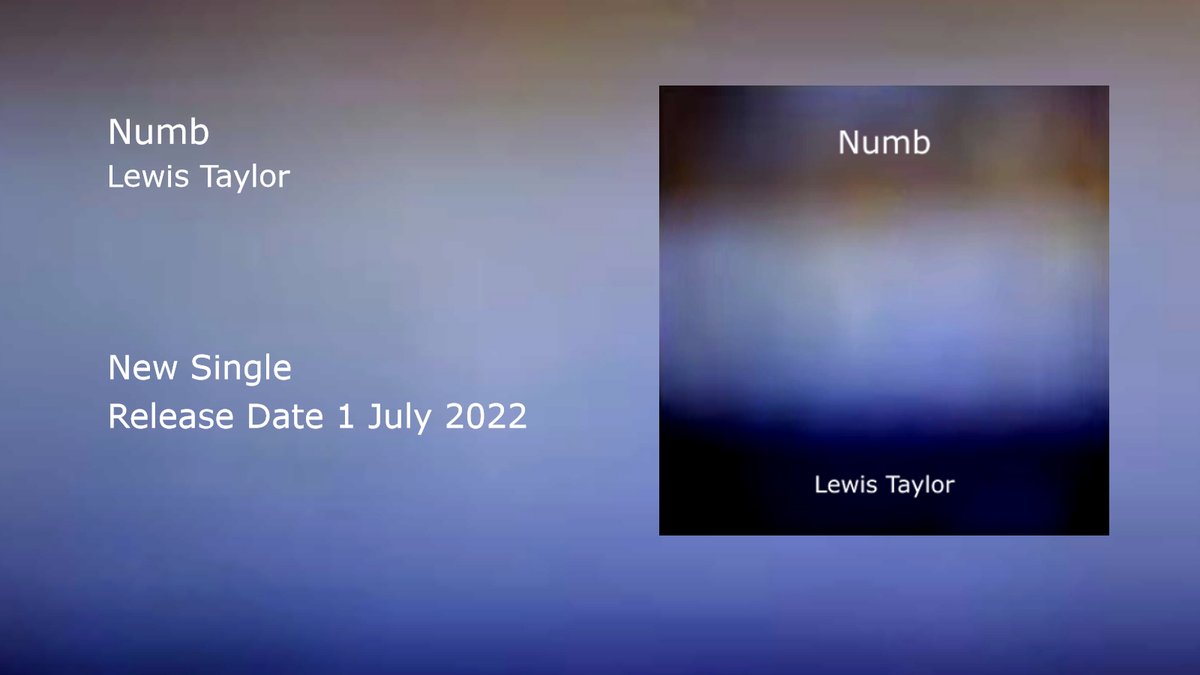 lewistaylorhq's tweet photo. My new single ‘Numb’ will be released 1 July 2022. If you would like to Pre-Save, click here https://t.co/vrL5D9iRpM
😎 https://t.co/wmlSlHA90s