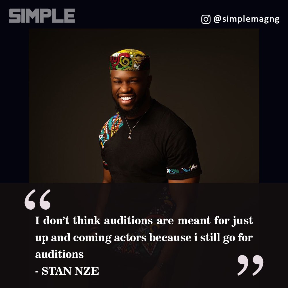 simplemag_ng's tweet photo. Stan Nze on auditions for acting..
Full interview here:
https://t.co/u0qbgA7WzE

#fridaymorning #Nollywood #Screentalk https://t.co/7Gy8dEcM6t