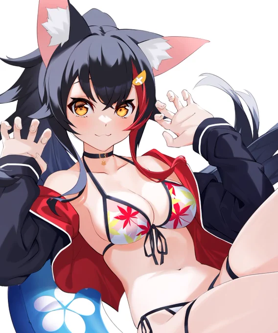 水着みおしゃ❤️🐺❤️
#みおーん絵 
