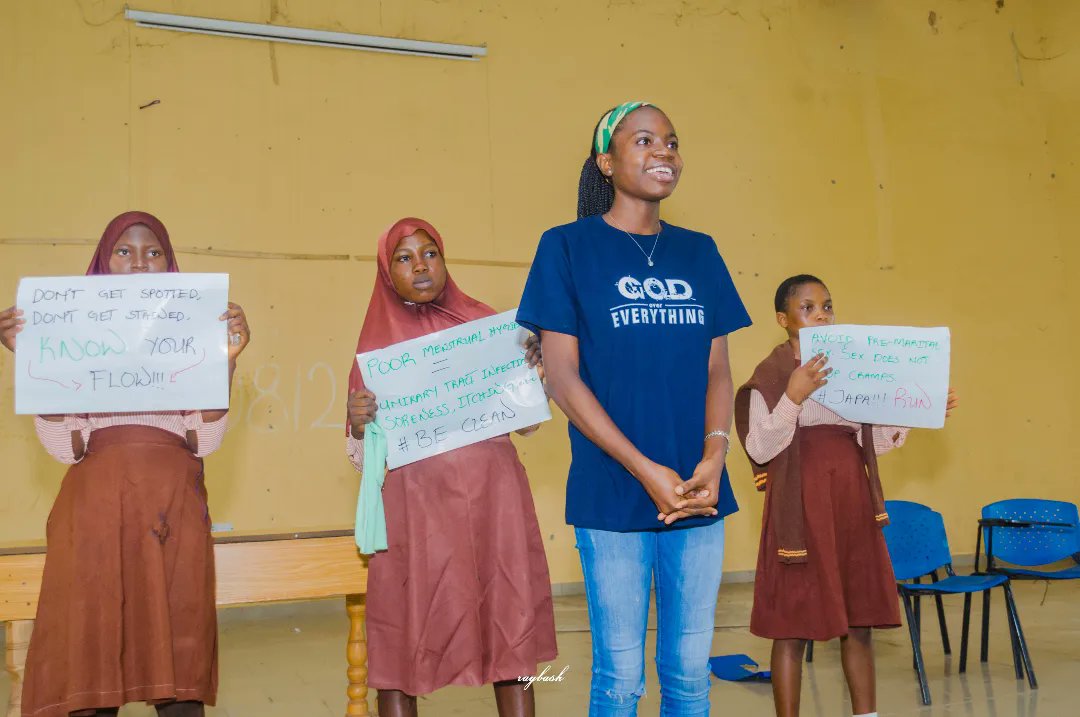 TACCInitiative's tweet photo. No cap, our volunteers are amazing!
The passion they emmit on duty is admirable.
See for yourself 😍😍😍😍
#TACCI
#restoringhope
#safeflow
#menstruation
#menstrualhealth https://t.co/isMT1IXwBX