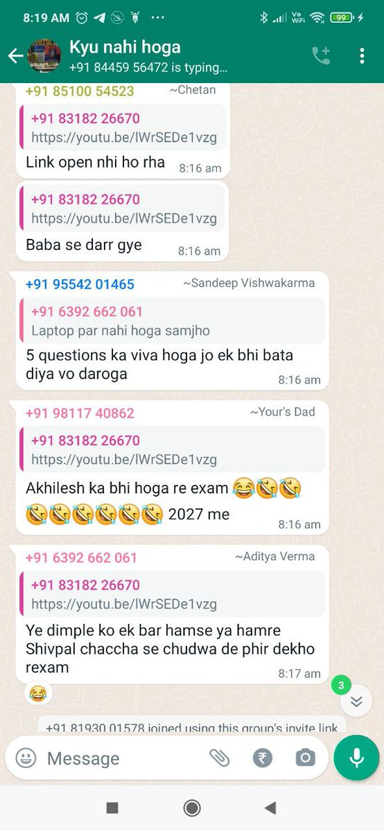 shubham_dhiran's tweet photo. #UPSISCAM
कुछ फर्जी बच्चे जो दरो���ा बनने जा रहे हैं मान्यवर अखिलेश यादव जी और उनकी धर्म पत्नी को भी अपशब्द कह रहे है @Uppolice  ध्यान दे 🙏
@yadavakhilesh @myogiadityanath 
@BBCHindi @aajtak @Aamitabh2 @news24tvchannel @PMOIndia 
@dgpup 
@dimpleyadav 
@ndtvindia @jayantrld https://t.co/BrKPRqzBsO