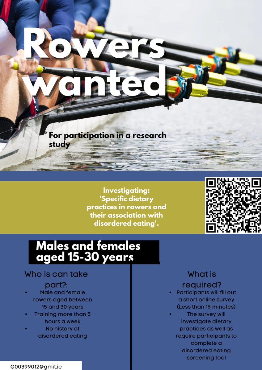 Sanita Puspure OLY (@sanitapuspure) on Twitter photo forms.office.com/Pages/Response…
Please help out a fellow rower, coach and sports nutritionist <a href="/sanpellebreeno/">David Breen</a> forms.office.com/Pages/Response…
Please help out a fellow rower, coach and sports nutritionist <a href="/sanpellebreeno/">David Breen</a>